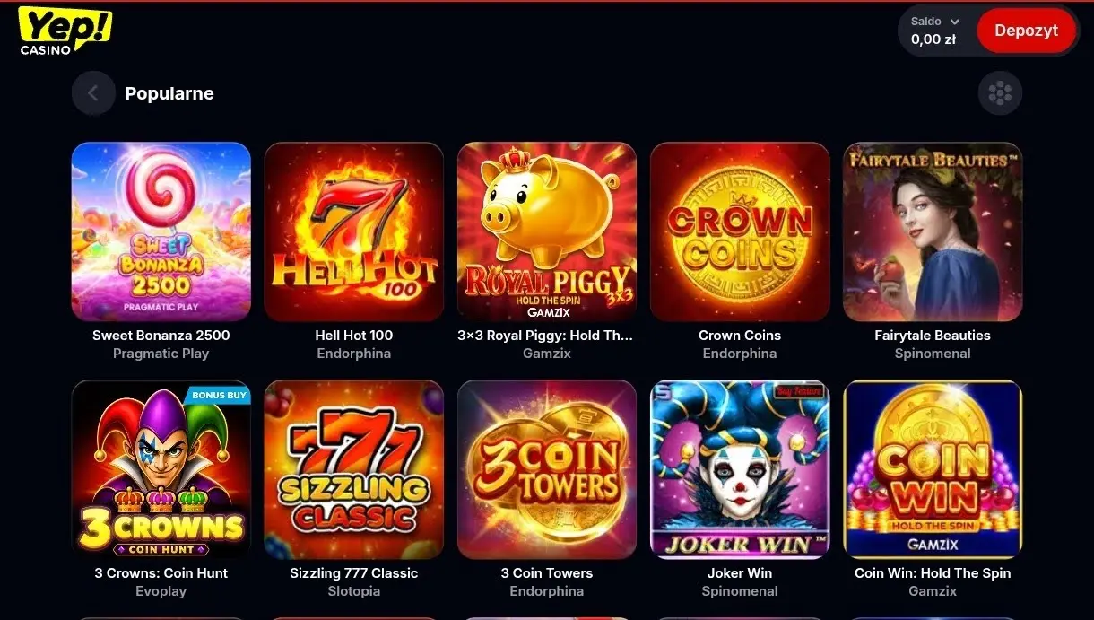 Automaty yep casino