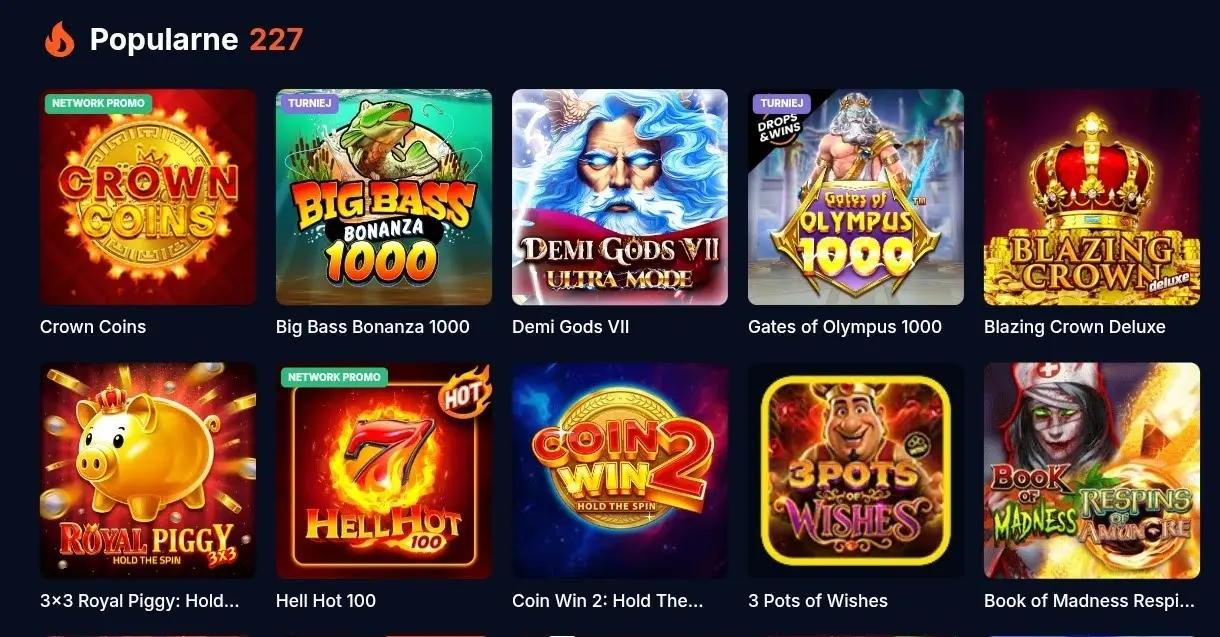 Gry hazardowe w FS Casino