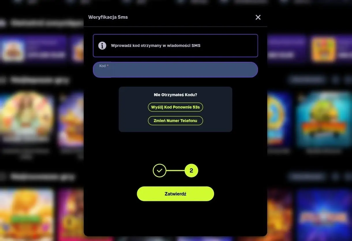 Rejestracja w Watchmewin Casino