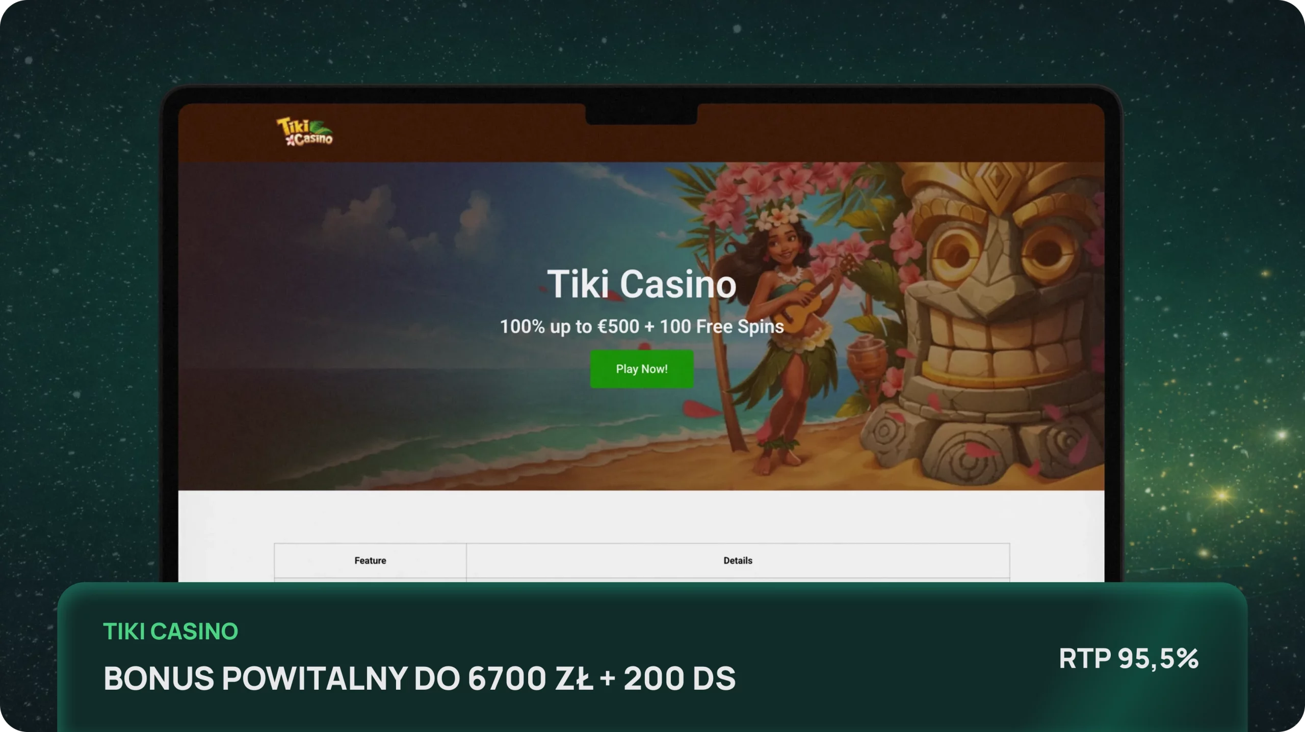 tiki casino bonus