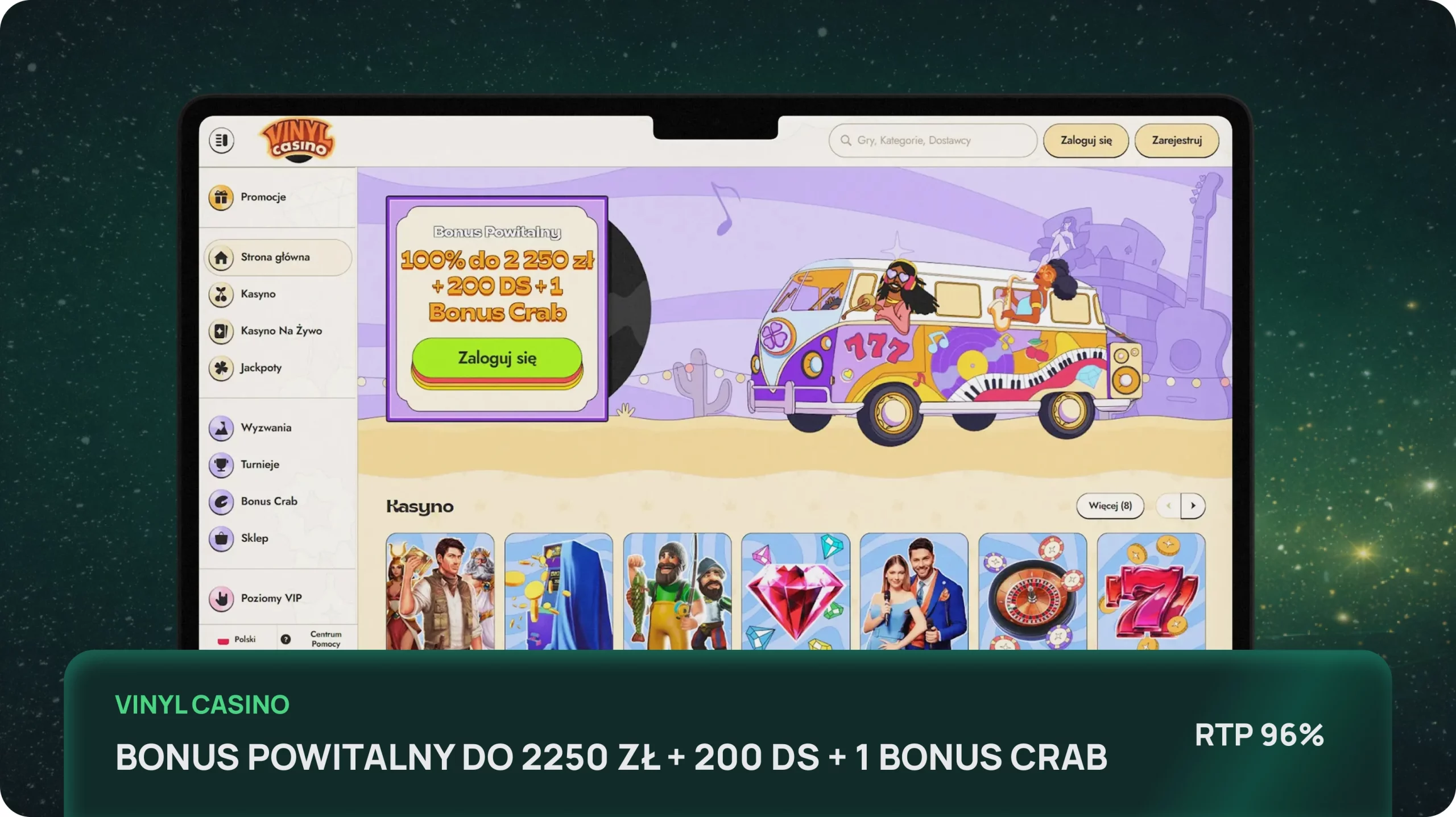 Vinyl Casino bonus