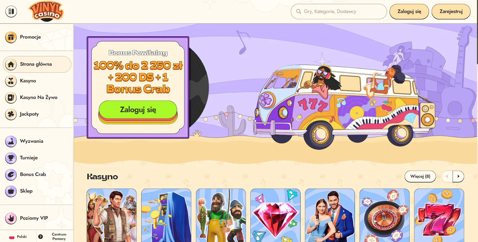 Vinyl casino