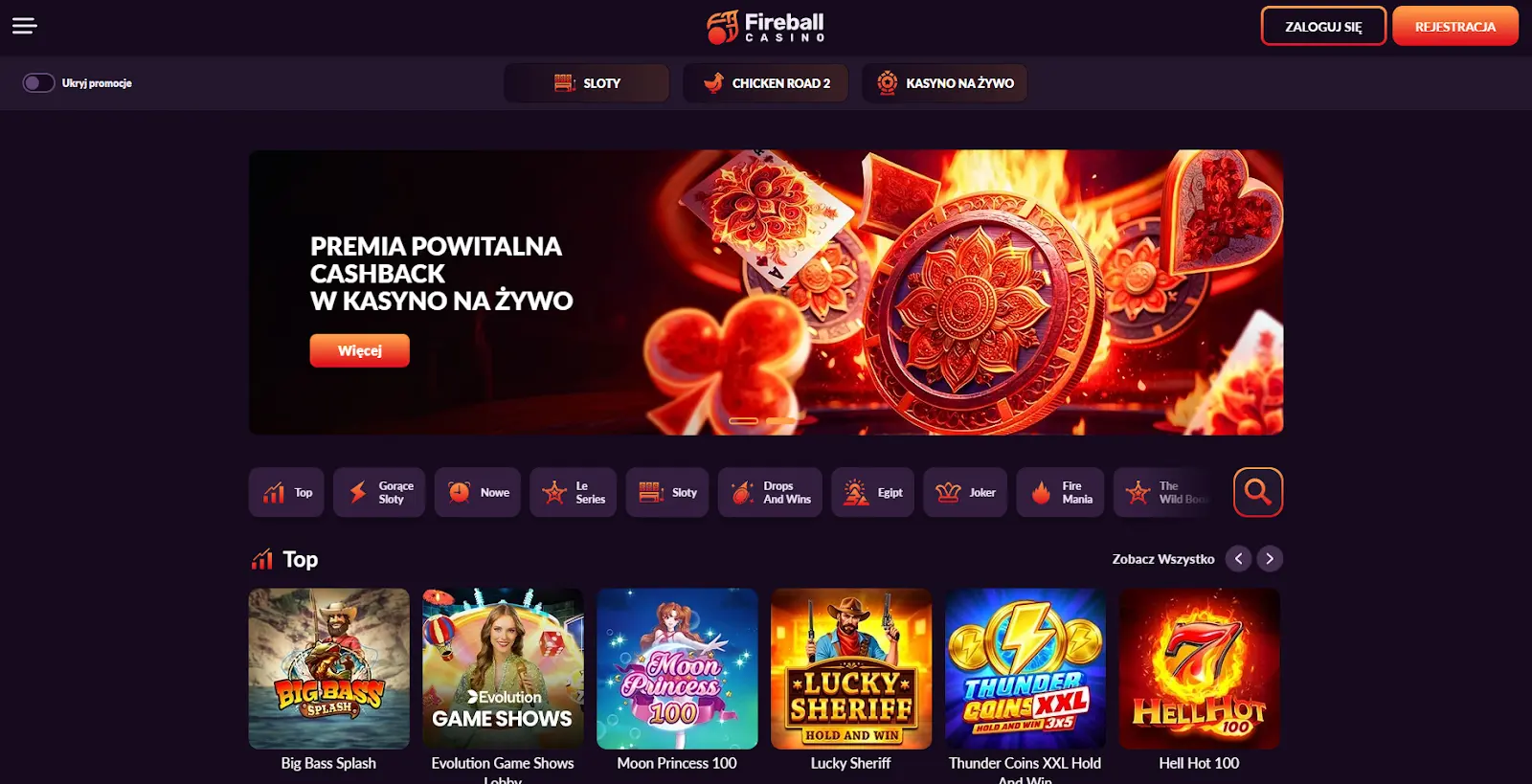fireball casino