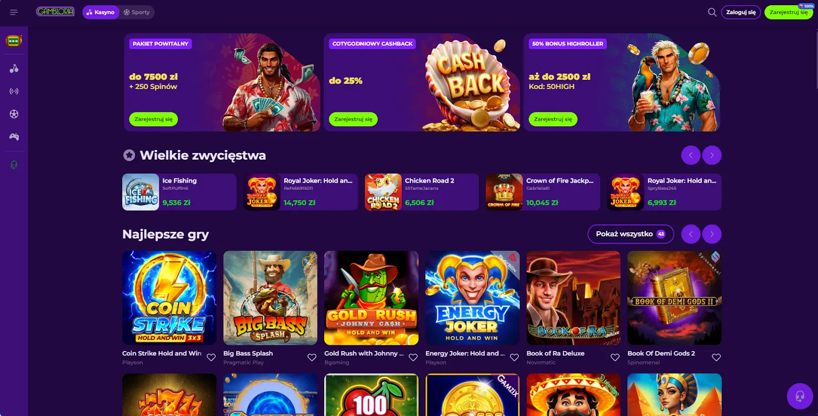 gambloria casino