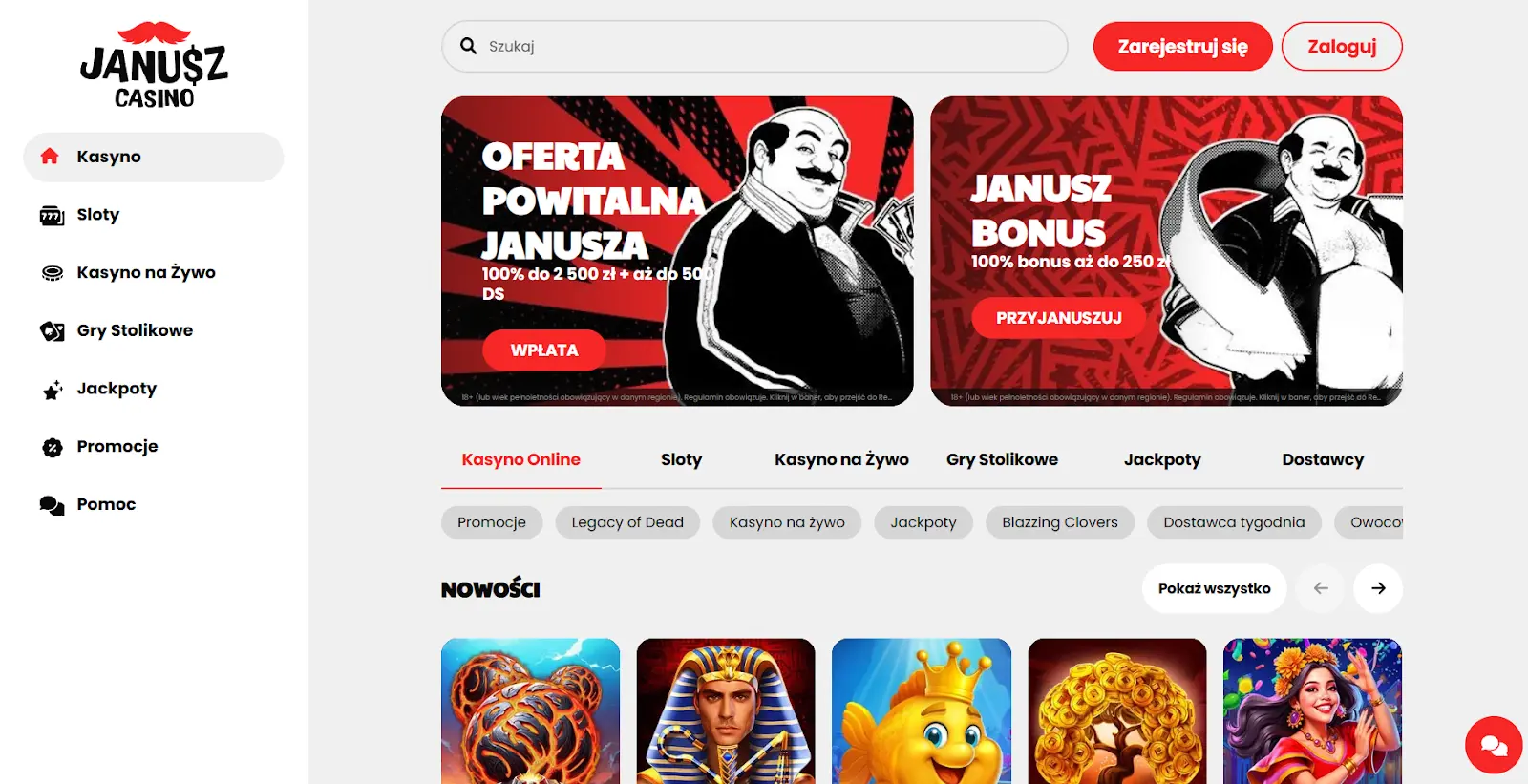 janusz casino
