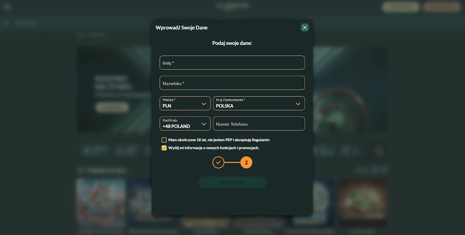 lemon casino rejestracja