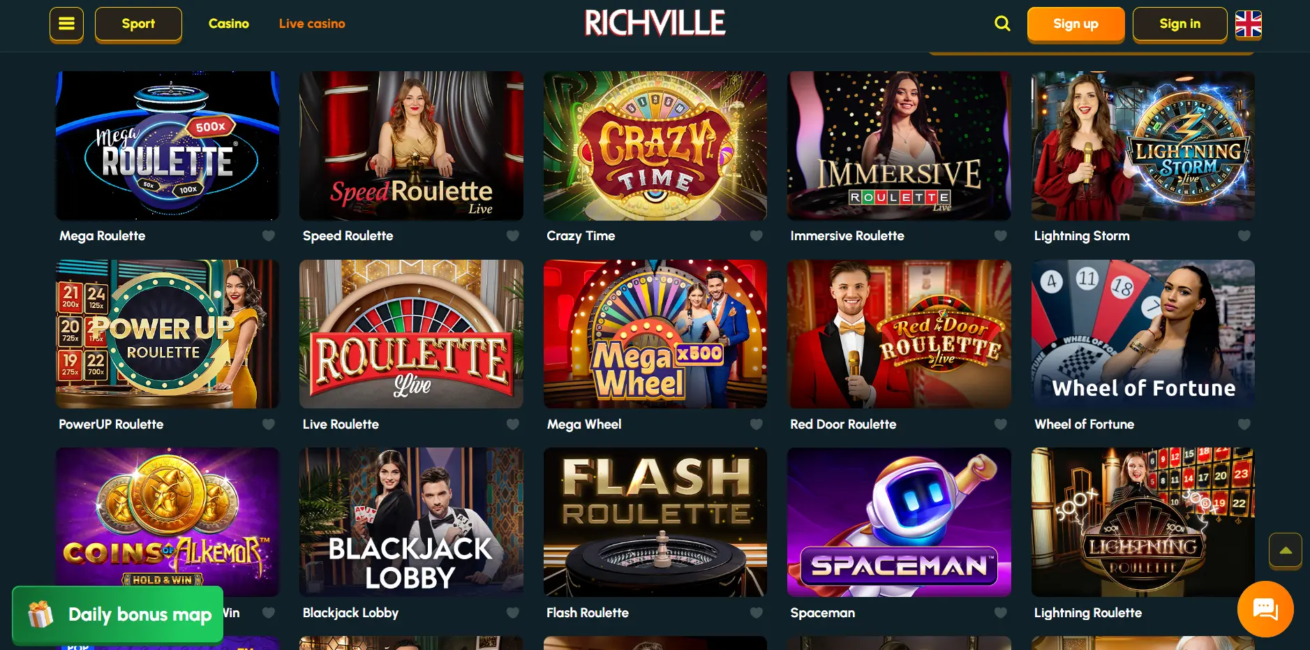 richville casino games