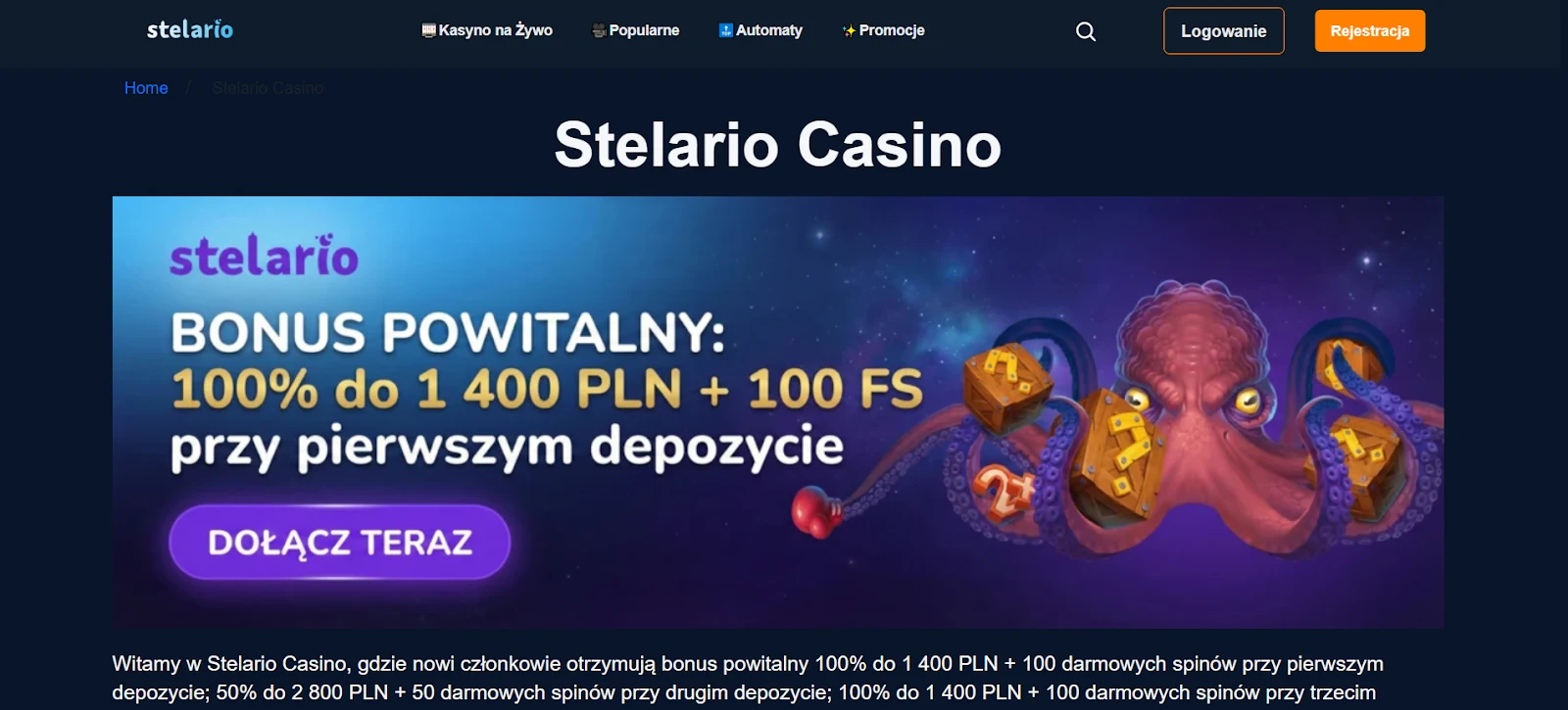 stelario casino