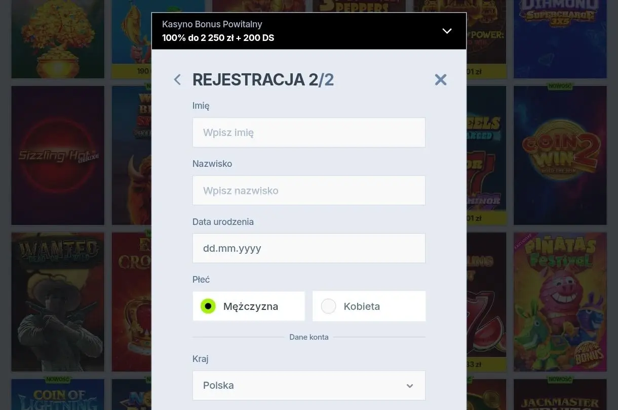 zoccer casino rejestracja